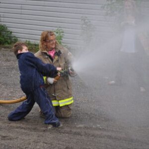 Firefighter Hose Demo