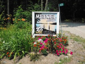 Melwel Lodge Sign