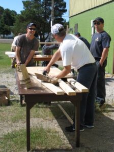 Cameco Cares Day - Museum Benches