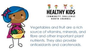 Healthy Kids Community Challenge Key Message - Veggies & Fruit