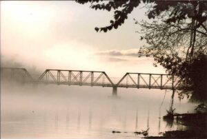 bridge over Dean Lake