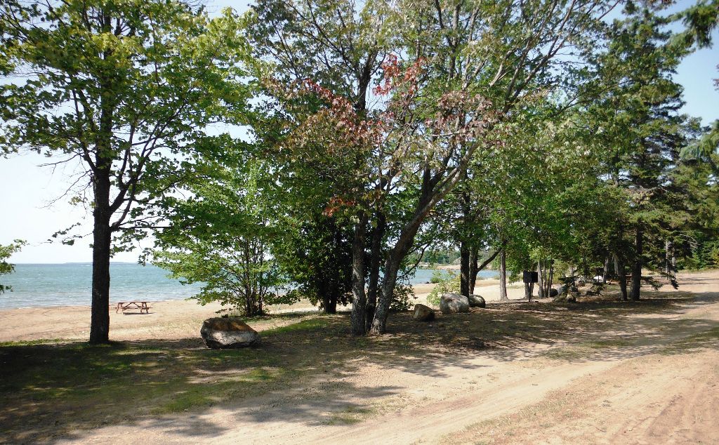 trees and rocks at Behariell Park