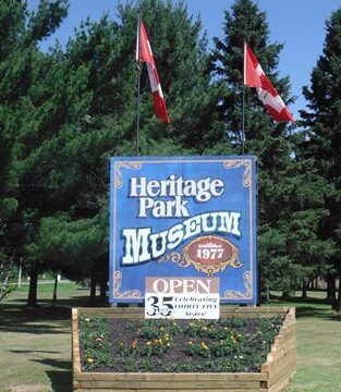 Heritage park Museum Welcome Sign