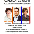 All Candidates Debate - Blind River