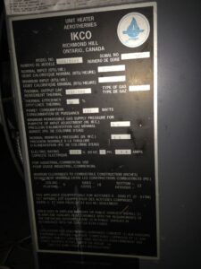 Tempstar Gas Unit Heater 1 of 1