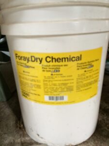 sevem 5-gallon pails of dry chemical 1 of 1