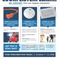 Fire Prevention Week 2018 Look Listen & Be Aware