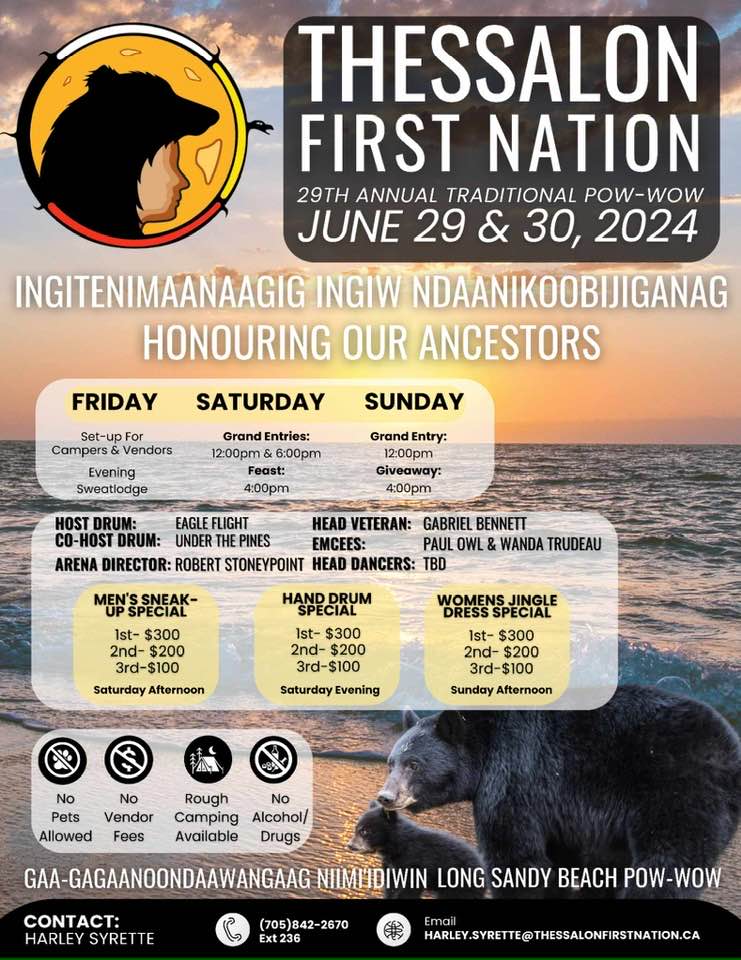 Thessalon First Nation Annual Traditional Pow Wow – Huron Shores